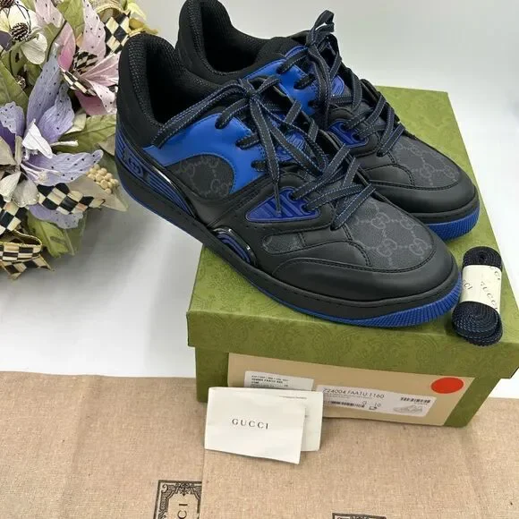 Men’s Gucci, limited edition basket sneakers, size 10 made in Italy - Picture 10 of 11